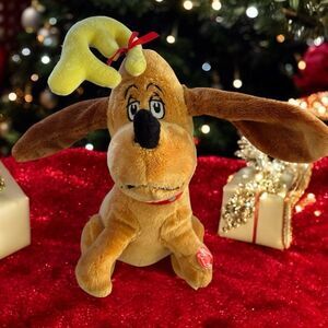 Dr. Seuss The Grinch Christmas MAX Animated Musical Plush Dog 65th Anniversary